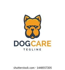 dog lover modern logo vector