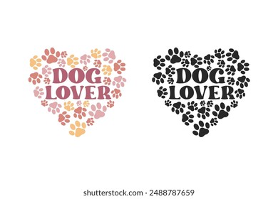 dog lover retro design for t-shirts, tote bags, cards, frame artwork, phone cases, bags, mugs, stickers, tumblers, print, etc.