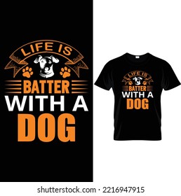 Dog Lover T Shirt Design