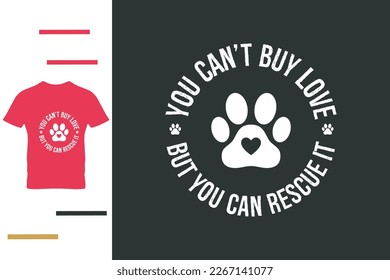 Dog lover t shirt design