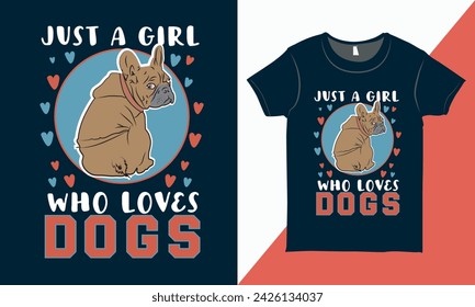 Dog Lover T-shirt Design Vector, Scalable T-shirt Design Bundle, Animal Lovers Funny T-shirt Vector.