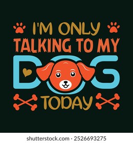 Dog lover tshirt design vector