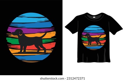 Dog lover vector t-shirt design