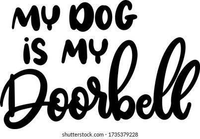 dog lovers lettering quote wall art decor