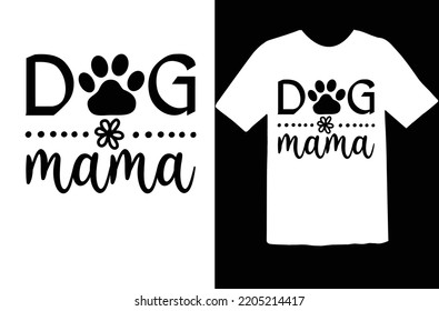 Dog mama svg design file