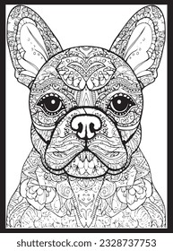 Dog Mandala Coloring Pages .