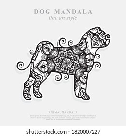 Download Mandala Dog High Res Stock Images Shutterstock