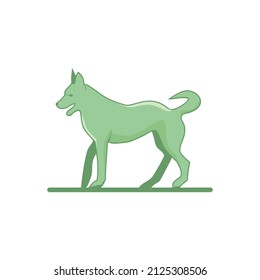 Dog mascot icon pet logo design vector image