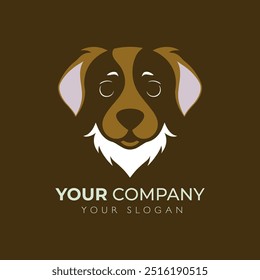 Dog Mascot Logo Design . Suitable for every category of business, company, brand like pet shop or pet store, toys, food and much more