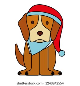 dog merry christmas card
