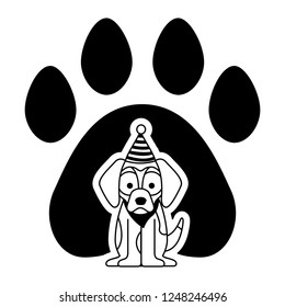 dog merry christmas card
