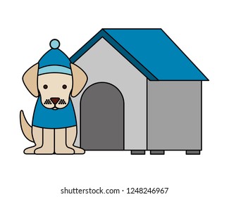 dog merry christmas card