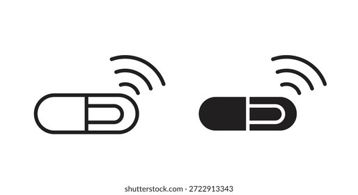 Ícone de microchip de cão para web e app. ilustração vetorial eps
