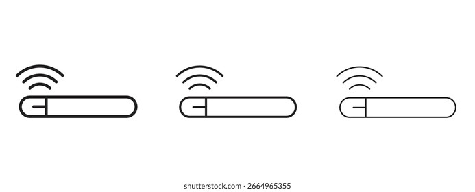 Dog microchip icon for Website or Apps Elements, Logo. Pixel vector graphics