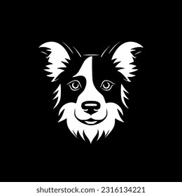 Dog | Minimalist and Simple Silhouette - Vector illustration