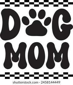 Dog Mom  Dalmatian Dots, Dog Paw , Dog Mama shirt
