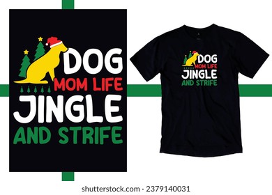 Dog Mom Life Single and strife, Christmas Dog Shirt, Dog Mom, Animals Lover Shirt, Dog Owner Christmas Gift, Christmas Puppy Shirt, Xmas Shirt