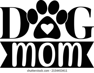 Diseño de camisetas SVG de la madre del perro