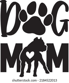 Dog Mom Dog Svg Vector File svg