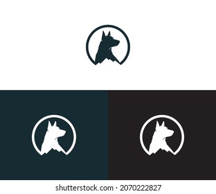 Logo-Design des Hundemonoline-Konzepts