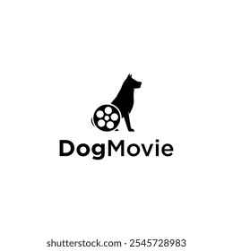 Filme de cachorro Logo Animals Vetor