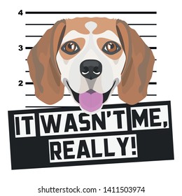 Dog Mugshot Mug Shot Beagle
