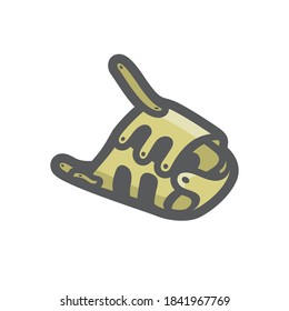 Dog Muzzle accessory Vector icon Cartoon illustration