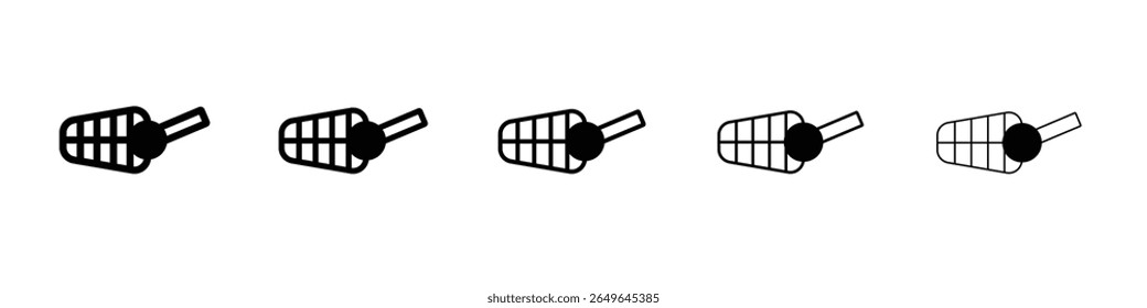 Ícone de focinho de cão contorno ilustração simples isolada