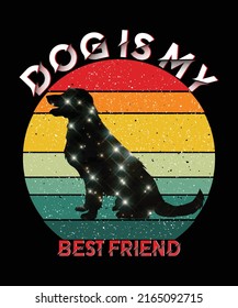 Dog Is My Best Friend T-shirt Design
