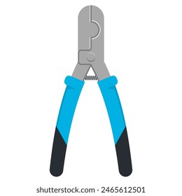 Dog nail clipper vector cartoon illustration isolated on a white background.