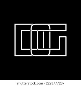 DOG name typography. D O G letters on black background.