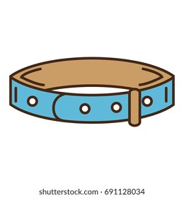 dog necklace mascot icon
