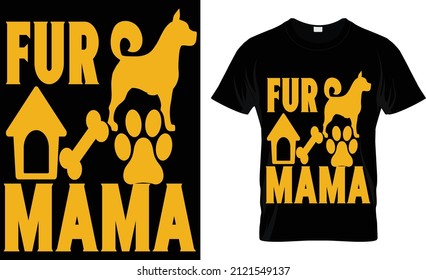 Dog Nish Mother Coffee Lover t-shirt design..