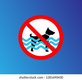 dog not allowed, sign for swimming pool prohibited