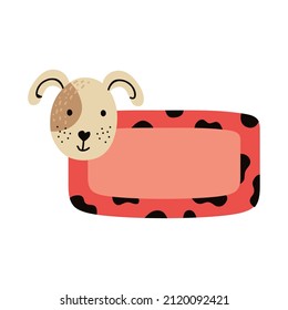 dog note planner character icon