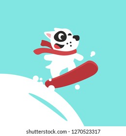 Dog on the Board