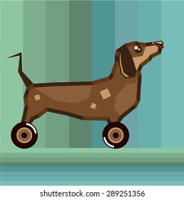 Dog on Wheels