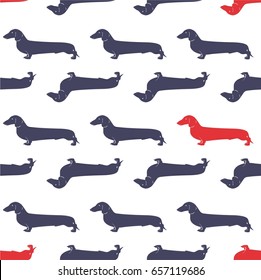 Dog on white background, cheerful, design