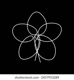 dog one line art design, logo design minimal design 