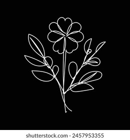 dog one line art design, logo design minimal design 