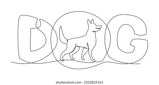 Dibujo de una línea en fondo blanco