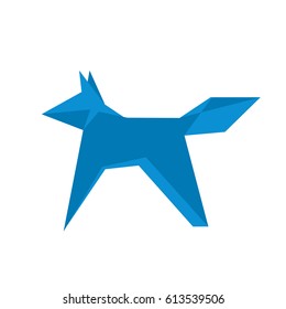Dog - origami