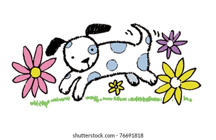 Dog in a Park