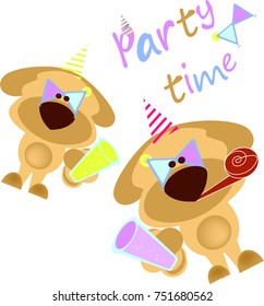 dog party time
