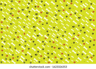 dog pattern nice pink blue