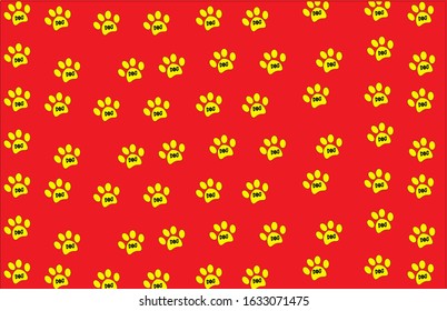 Dog pattern seamless vector kids