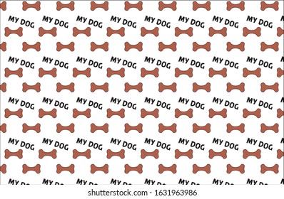 dog pattern vector seamless kids