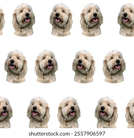 dog pattern with white background