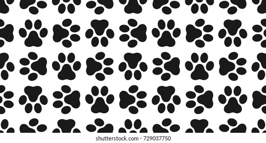 Dog Paw Cat Paw Seamless Pattern wallpaper vector background