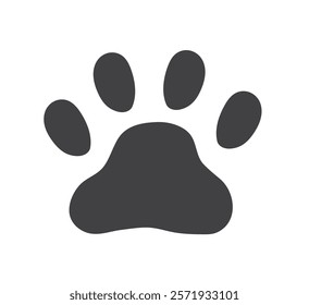 Dog Paw icon. Cat paw icon. Animal foot print. Vector illustration